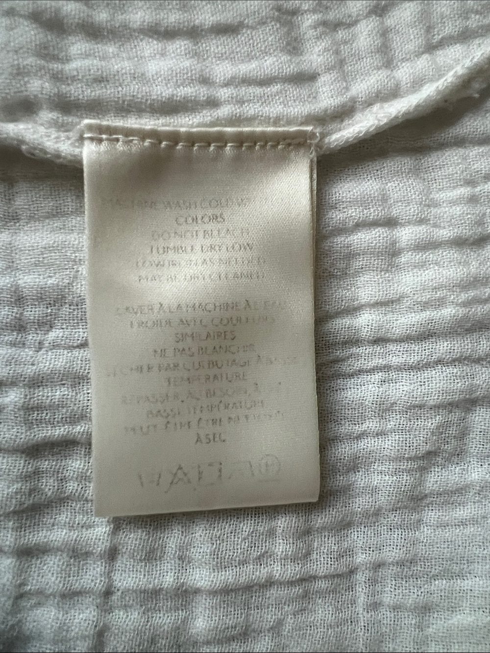 We The Free Ivory Gauze Button-Front Boxy Top - Picture 4 of 7